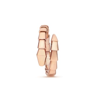 Bvlgari Jewelry 18k Rose Gold Serpeni Viper Ring Size Medium