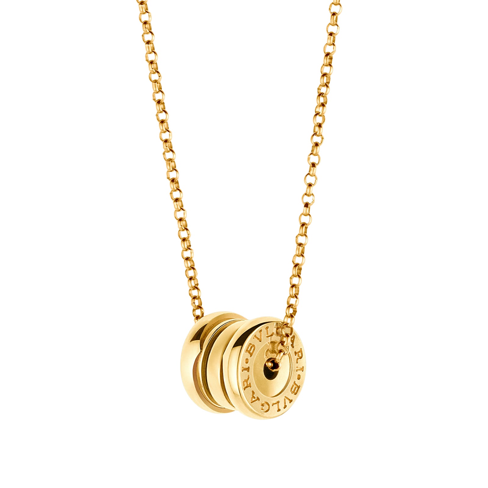 Bvlgari Jewelry 18k Yellow Gold B.ZERO1 Mini Necklace 45cm 359730 | Mayors