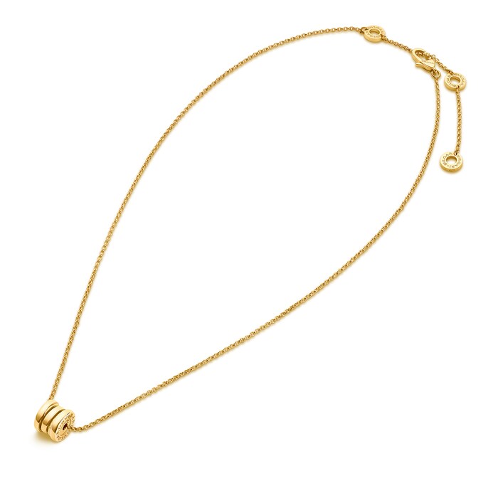 Bvlgari Jewelry 18k Yellow Gold B.ZERO1 Mini Necklace 45cm