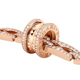Bvlgari Jewelry 18k Rose Gold 7.19cttw Diamond B.ZERO1 Necklace