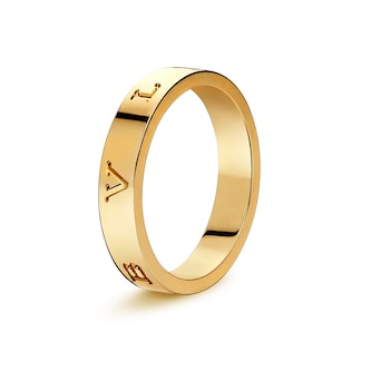 Bvlgari Jewelry 18k Yellow Gold Bvlgari Bvlgari Band Size 6.5