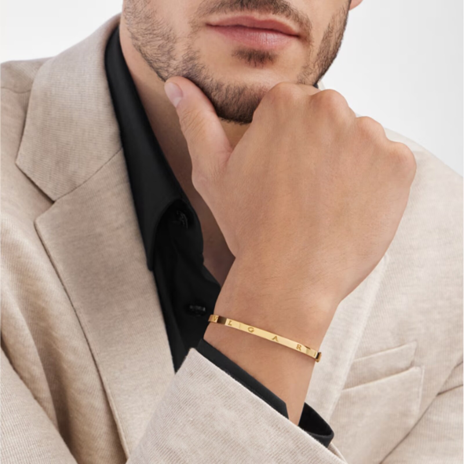 Bvlgari Jewelry 18k Yellow Gold Bvlgari Bvlgari Bangle Size M/L