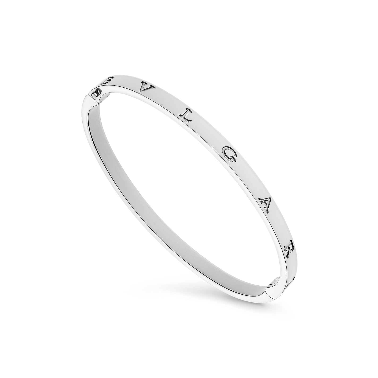 Bvlgari Jewelry 18k White Gold Bvlgari Bvlgari Bangle Size Medium