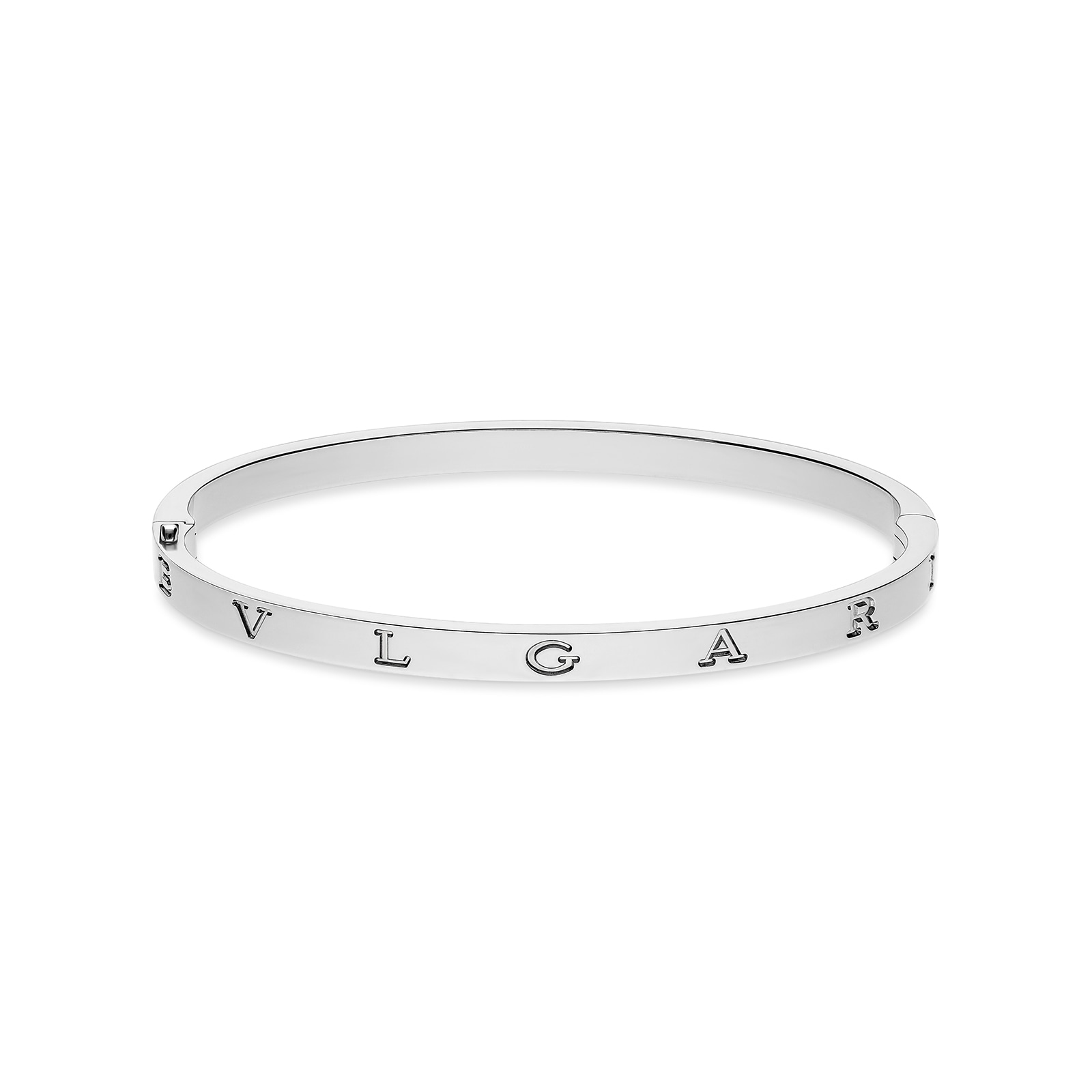 Bvlgari Jewelry 18k White Gold Bvlgari Bvlgari Bangle Size Medium