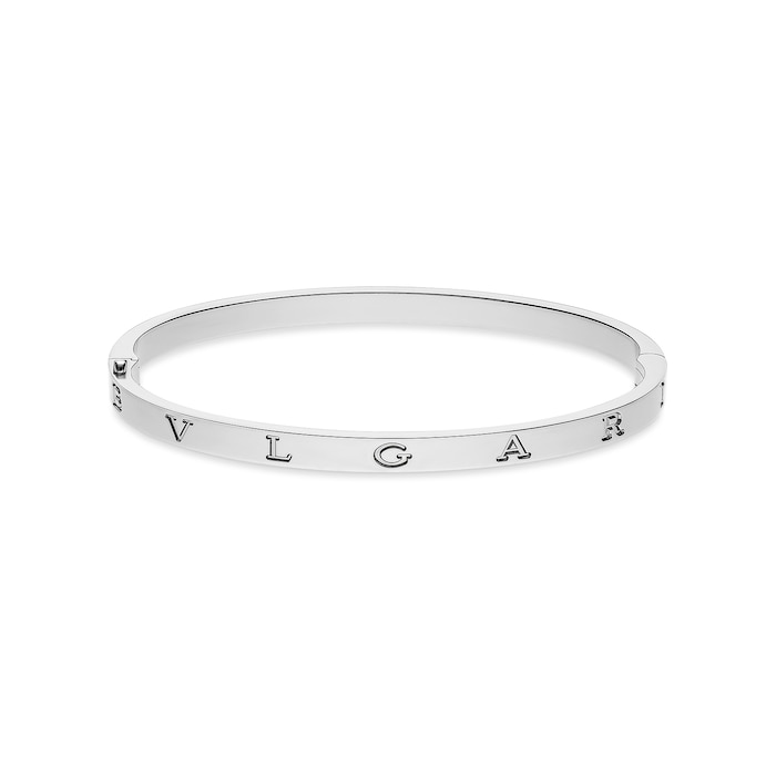 Bvlgari Jewelry 18k White Gold Bvlgari Bvlgari Bangle Size M/L