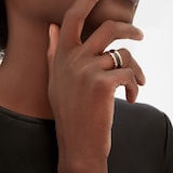 Bvlgari Jewelry 18K Rose Gold & Black Ceramic B.zero1 Ring - Size 9.75