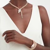 Bvlgari Jewelry 18K Rose Gold Serpenti Diamond & Black Onyx Snake Necklace