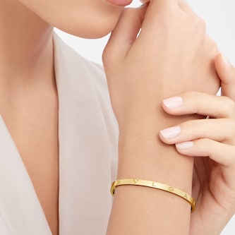 Bvlgari Jewelry 18K Yellow Gold B.zero1 Bracelet - Size L