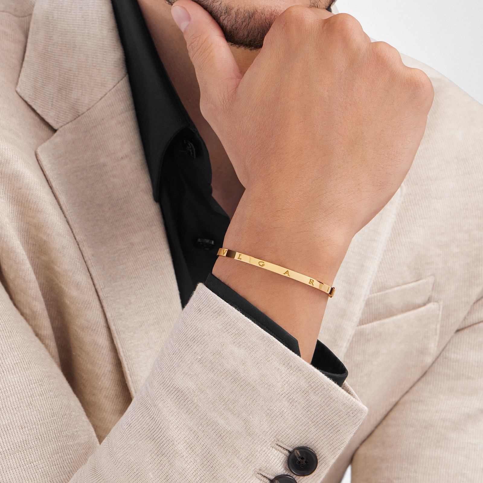 Bvlgari Jewelry 18K Yellow Gold B.zero1 Bracelet - Size L