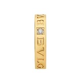 Bvlgari Jewelry 18K Yellow Gold B.zero1 Diamond Band Ring - Size 53