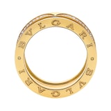 Bvlgari Jewelry 18K Yellow Gold B.zero1 Diamond Band Ring - Size 56