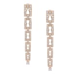 Bvlgari Jewelry 18K Rose Gold B.zero1 Diamond Earrings