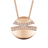 Bvlgari Jewelry 18K Rose Gold Cabochon Diamond Necklace