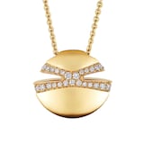 Bvlgari Jewelry 18K Yellow Gold Cabochon Diamond Necklace