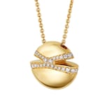 Bvlgari Jewelry 18K Yellow Gold Cabochon Diamond Necklace