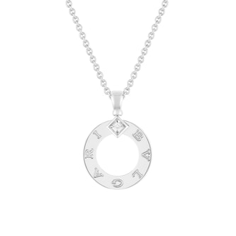 Bvlgari Jewelry 18K White Gold BVLGARI BVLGARI Diamond Necklace