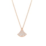 Bvlgari Jewelry 18K Rose Gold Divas Dream Diamond Necklace