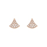 Bvlgari Jewelry 18K Rose Gold Divas Dream Diamond Earrings