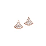 Bvlgari Jewelry 18K Rose Gold Divas Dream Diamond Earrings