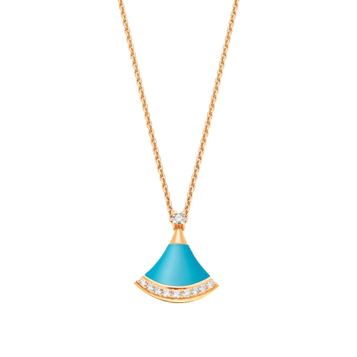 Bvlgari Jewelry 18K Yellow Gold Divas Dream Diamond Necklace
