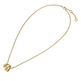 Bvlgari Jewelry 18K Yellow Gold Serpenti Viper Diamond Necklace