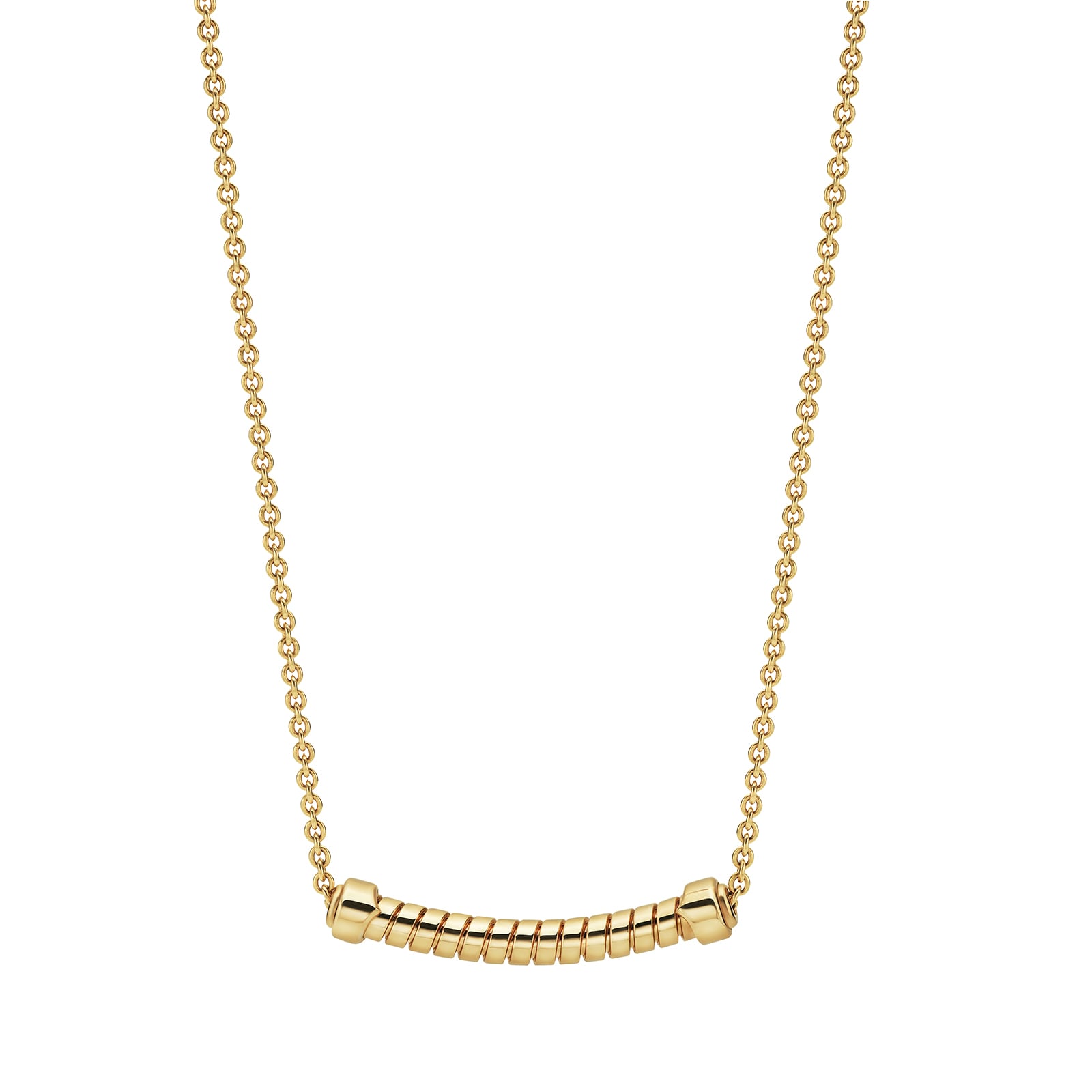 Bvlgari Jewelry 18K Yellow Gold Tubogas Necklace