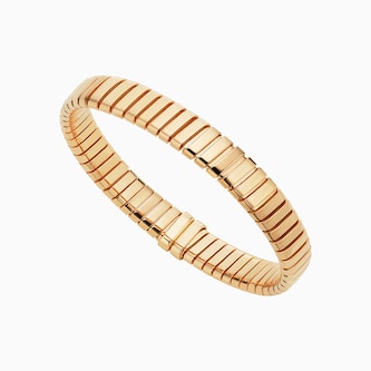 Bvlgari Jewelry 18K Yellow Gold Tubogas Bracelet - Size S/M