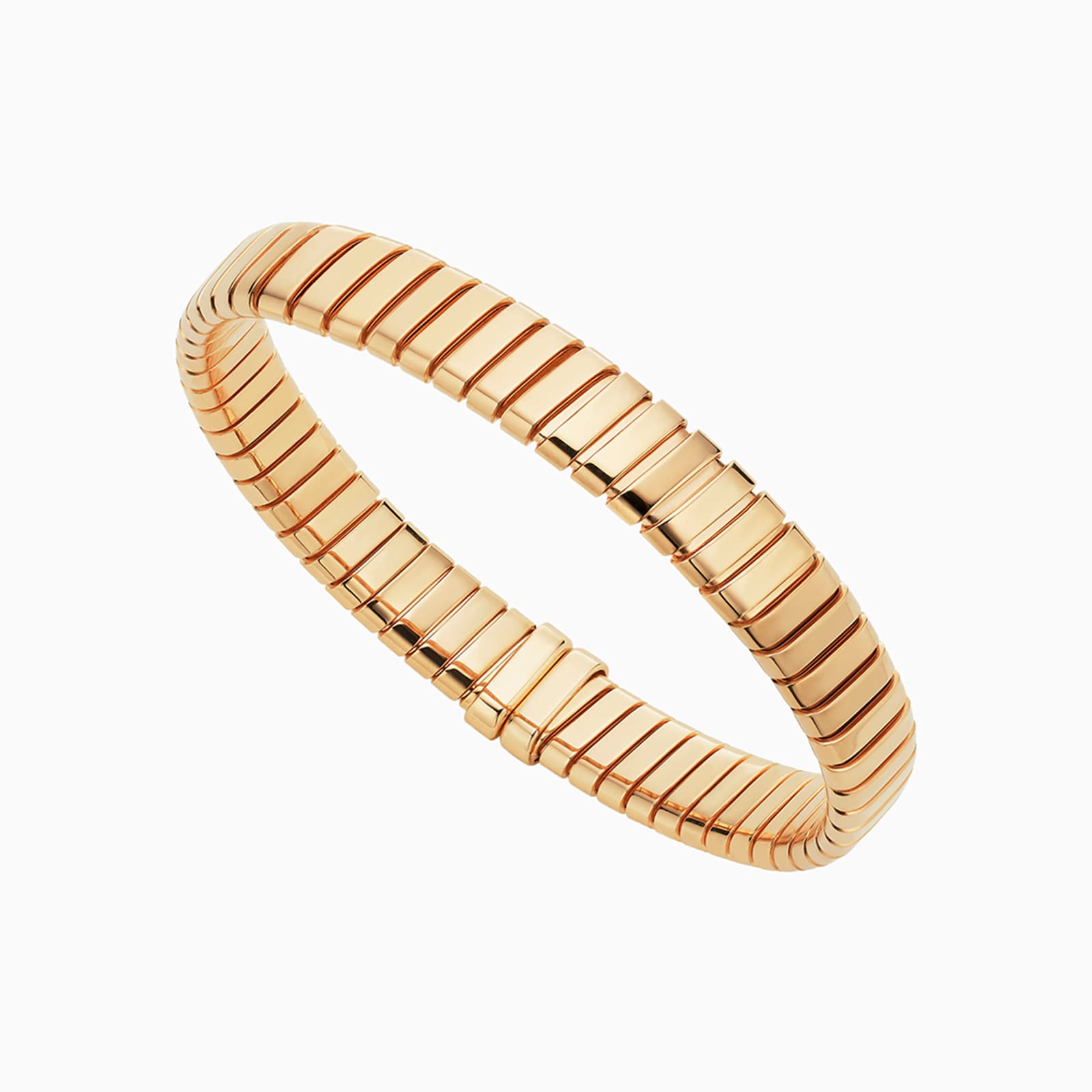 Bvlgari Jewelry 18K Yellow Gold Tubogas Bracelet - Size S/M