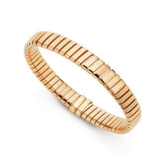 Bvlgari Jewelry 18K Yellow Gold Tubogas Bracelet - Size M/L