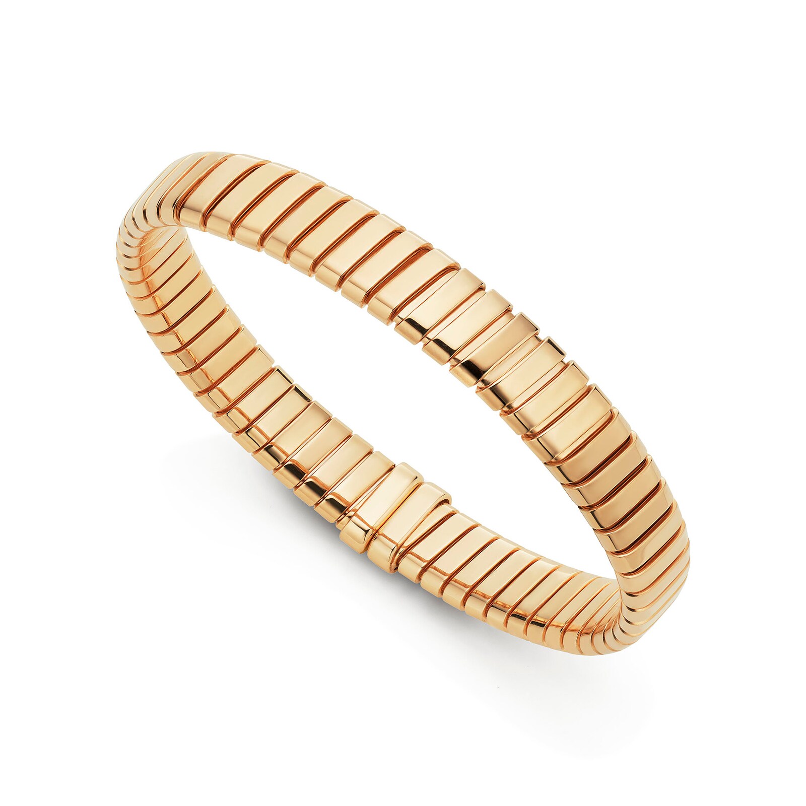 Bvlgari Jewelry 18K Yellow Gold Tubogas Bracelet - Size M/L