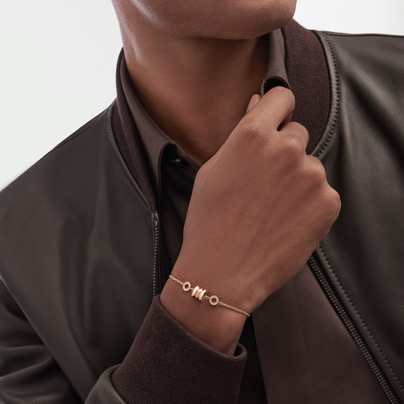 Bvlgari Jewelry 18K Rose Gold B.zero1 Bracelet - Size M/L