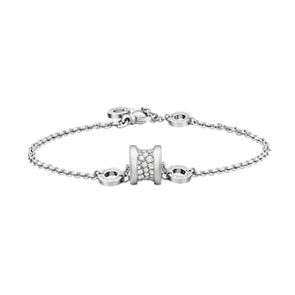 Bvlgari Jewelry 18K White Gold B.zero1 Diamond Bracelet - Size M/L Bvlgari Jewelry 18K White Gold B.zero1 Diamond Bracelet - Size M/L