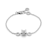 Bvlgari Jewelry 18K White Gold B.zero1 Diamond Bracelet - Size M/L