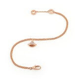 Bvlgari Jewelry 18K Rose Gold Divas Dream Diamond Bracelet - Size M/L