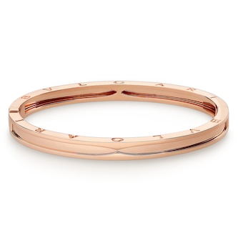 Bvlgari Jewelry 18K Rose Gold B.zero1 Bracelet - Size S/M