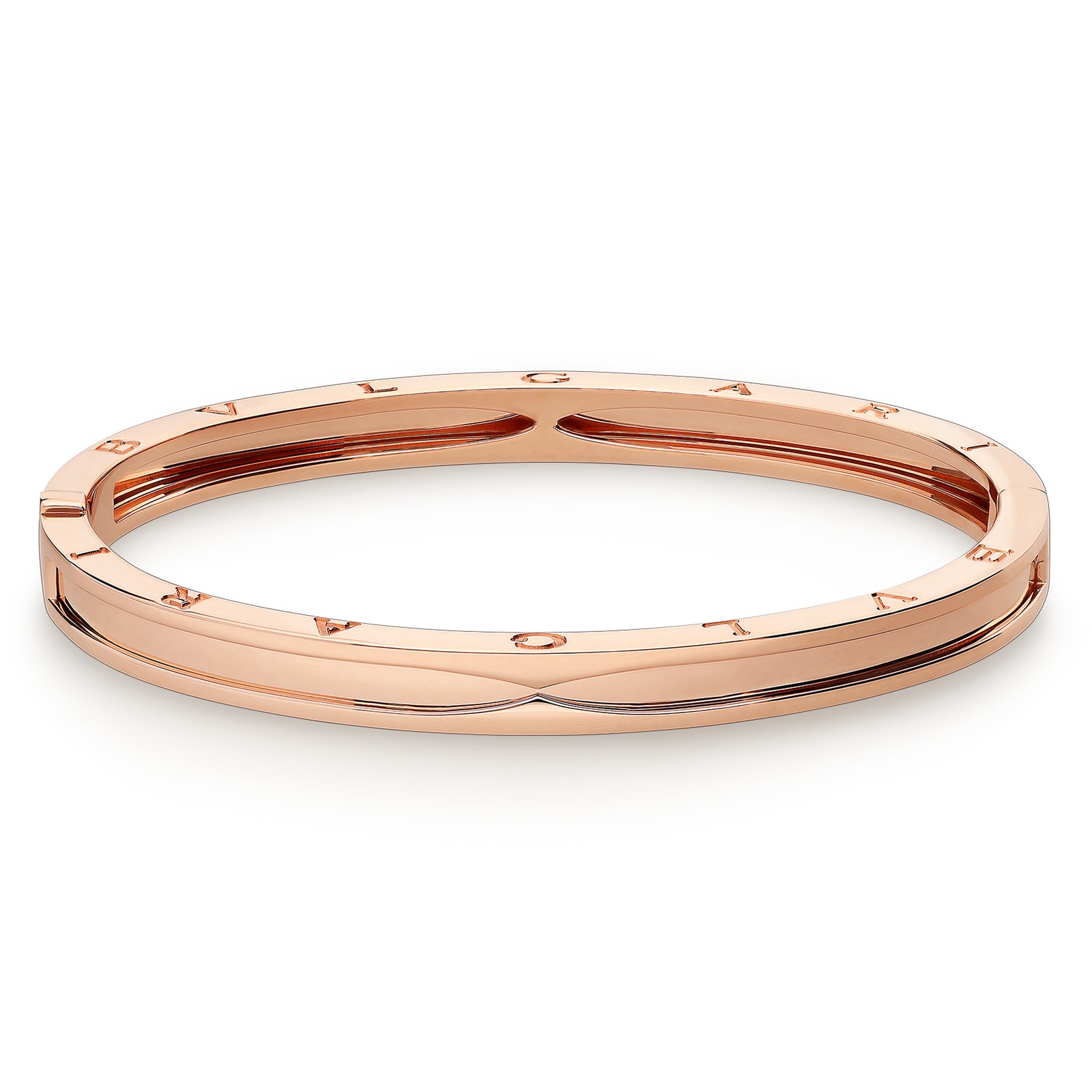 Bvlgari Jewelry 18K Rose Gold B.zero1 Bracelet - Size S/M