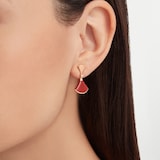 Bvlgari Jewelry 18K Rose Gold Divas Dream Diamond & Carnelian Drop Earrings