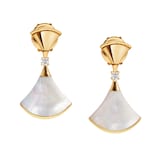Bvlgari Jewelry 18K Yellow Gold Divas Dream Diamond & Mother Of Pearl Drop Earrings