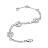 Bvlgari Jewelry 18K White Gold Bvlgari Bvlgari Diamond Bracelet - Size M/L