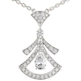 Bvlgari Jewelry 18K White Gold Divas Dream Diamond Necklace