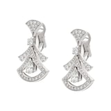 Bvlgari Jewelry 18K White Gold Divas Dream Diamond Drop Earrings