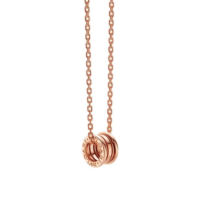 Bvlgari Jewelry 18K Rose Gold B.zero1 Necklace