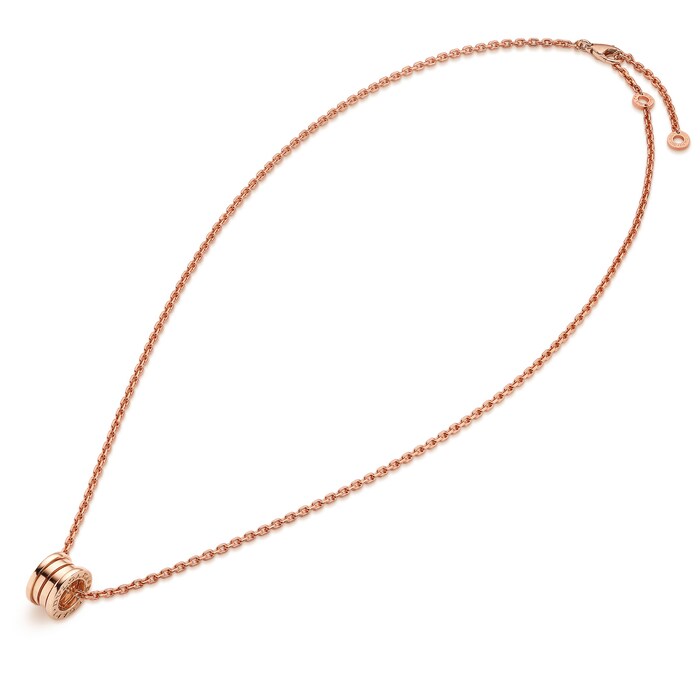 Bvlgari Jewelry 18K Rose Gold B.zero1 Necklace