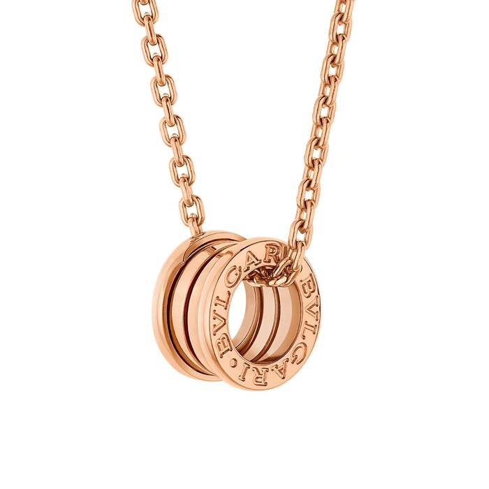 Bvlgari Jewelry 18K Rose Gold B.zero1 Necklace