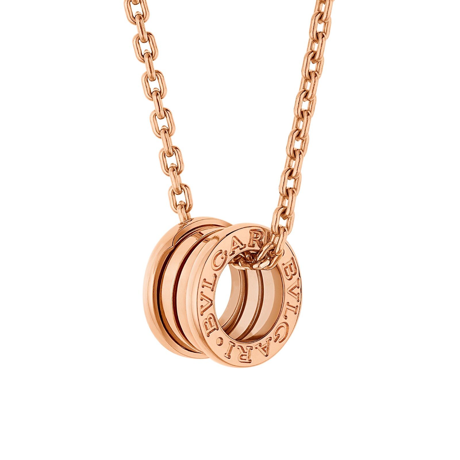 Bvlgari Jewelry 18K Rose Gold B.zero1 Necklace