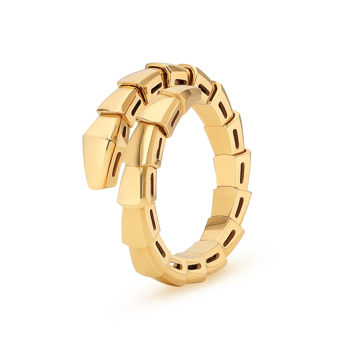 Bvlgari Jewelry 18K Yellow Gold Serpenti Viper Ring - Size XS