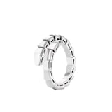Bvlgari Jewelry 18K White Gold Serpenti Viper Snake Ring - Ring Size Small