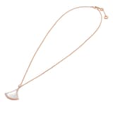 Bvlgari Jewelry 18K Rose Gold Divas Dream Diamond & Mother Of Pearl Necklace