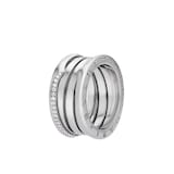 Bvlgari Jewelry 18K White Gold B.ZERO1 Three Band Ring - Ring Size 6.5