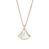 Bvlgari Jewelry 18K Rose Gold Divas Dream Diamond & Mother Of Pearl Necklace